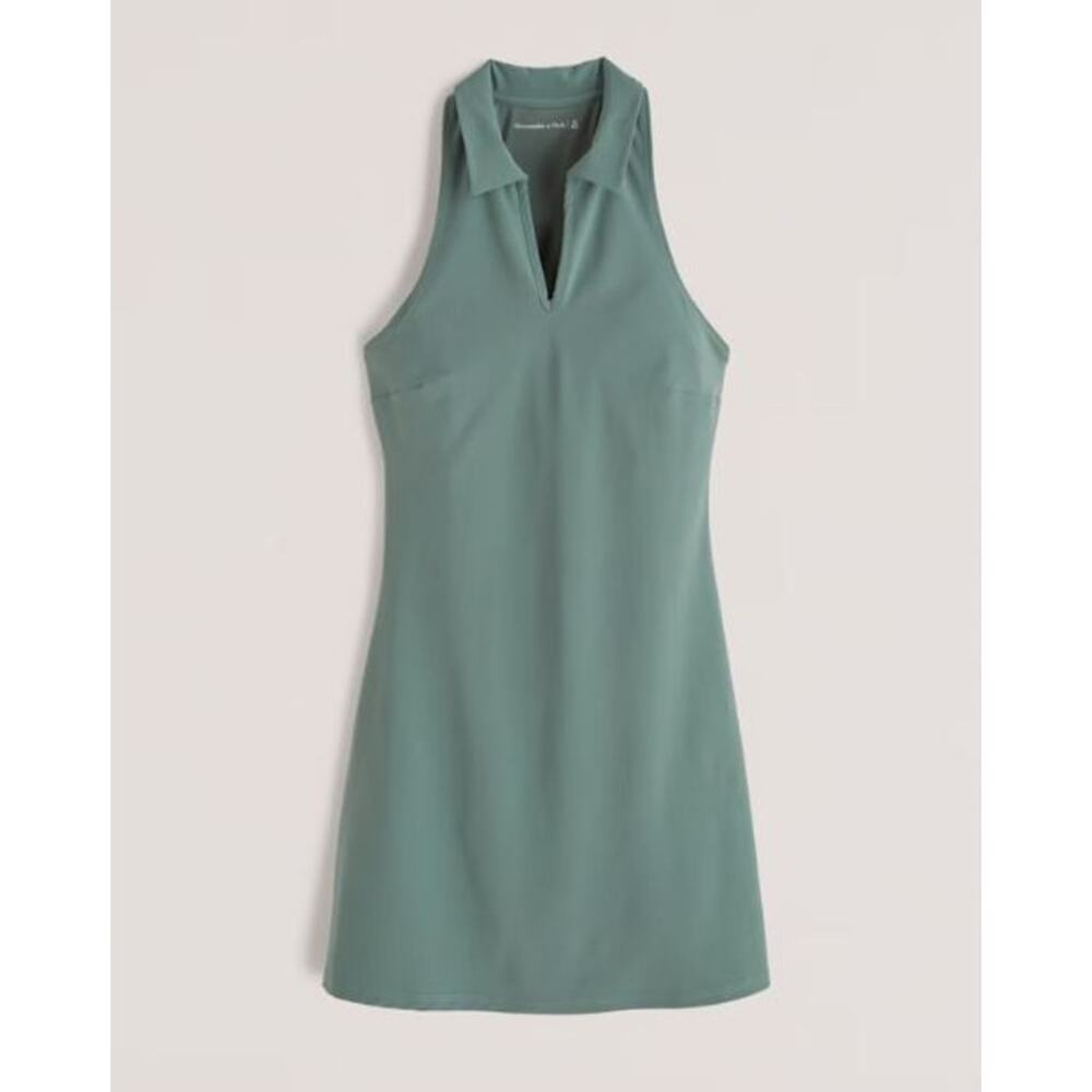 Abercrombie & Fitch Green Mini Dress